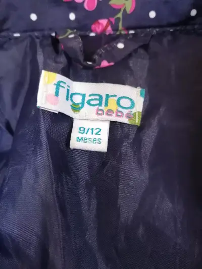 Chaqueta acolchada floral azul - miniatura 2
