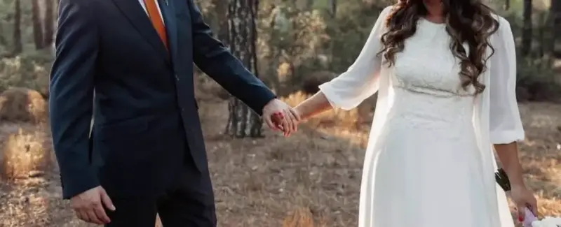 Vestido de novia blanco elegante - 4