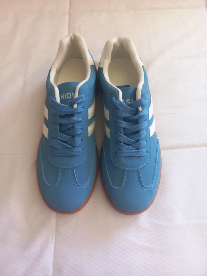 Zapatillas deportivas azul y blanco talla 39 - 1