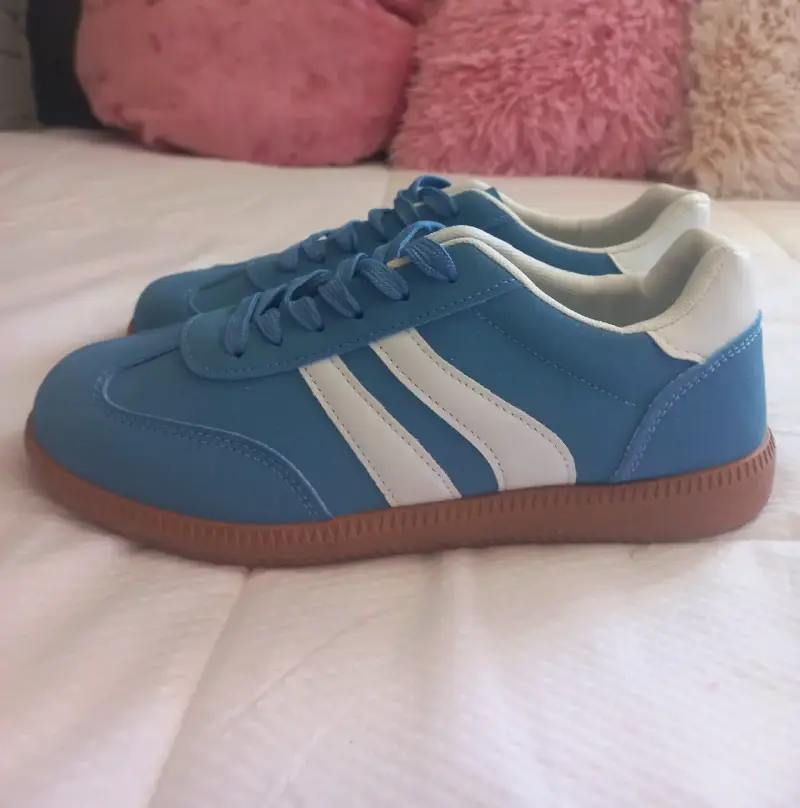 Zapatillas deportivas azul y blanco talla 39 - 2