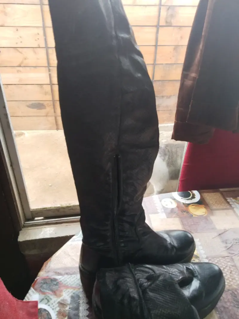 Botines negros con tacón - 5
