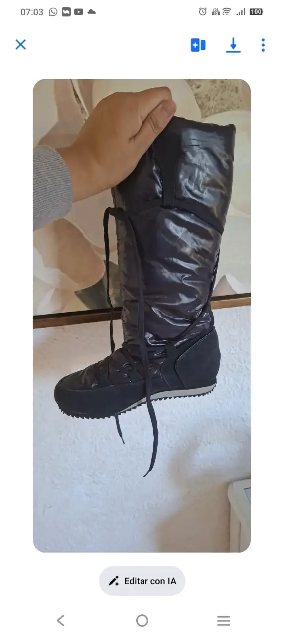 Botas exclusivas azules - 1