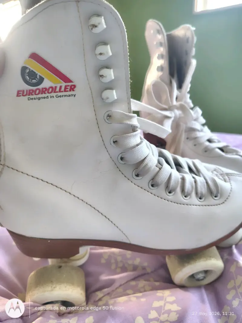 Patines blancos EuroRoller - 1