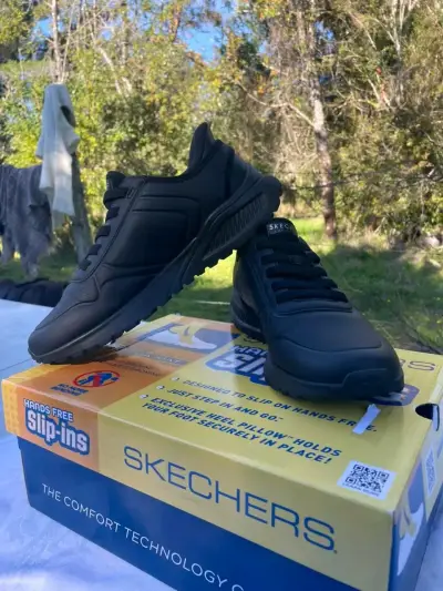 Zapatillas negras Skechers Slip-ins talla 41.5 - miniatura 3
