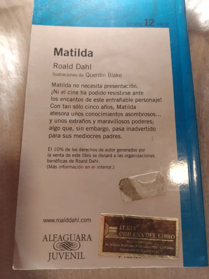 Libro Matilda de Roald Dahl - 2