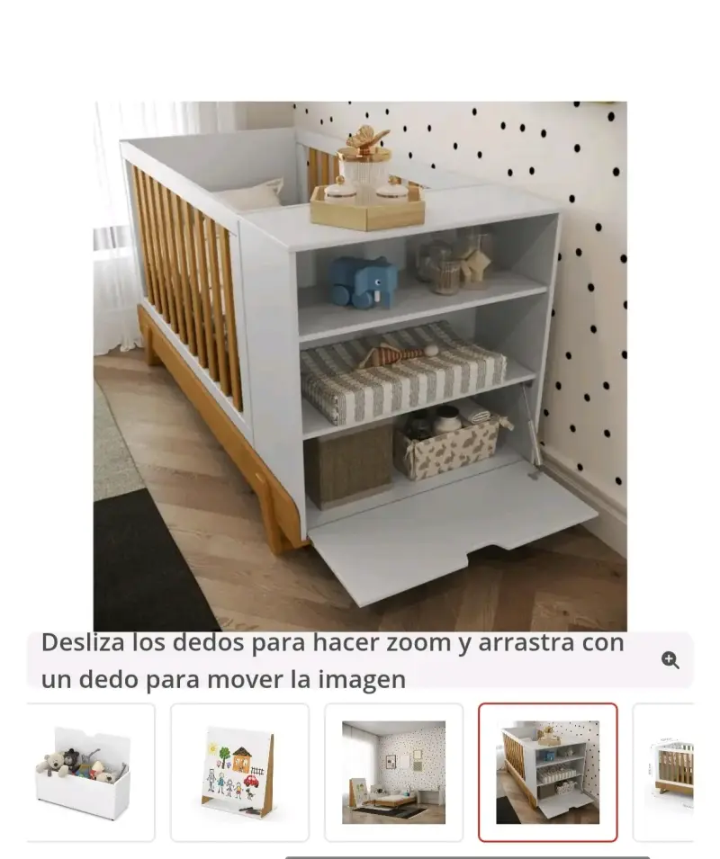 Cuna KidsCool Maxx blanca - 3