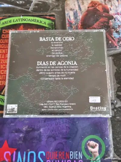 CD Basta de Odio x Días de Agonía - miniatura 4