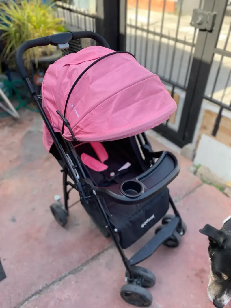 Coche de bebé rosa bebesit - 1