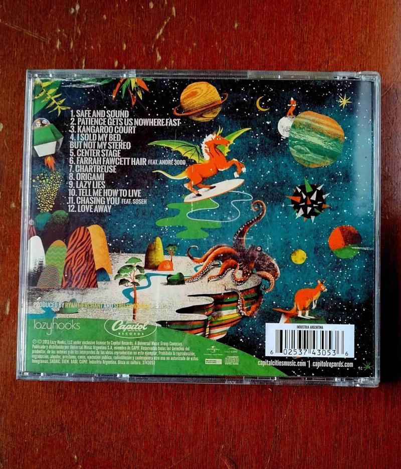 Capital Cities - In a Tidal Wave of Mystery CD - 2