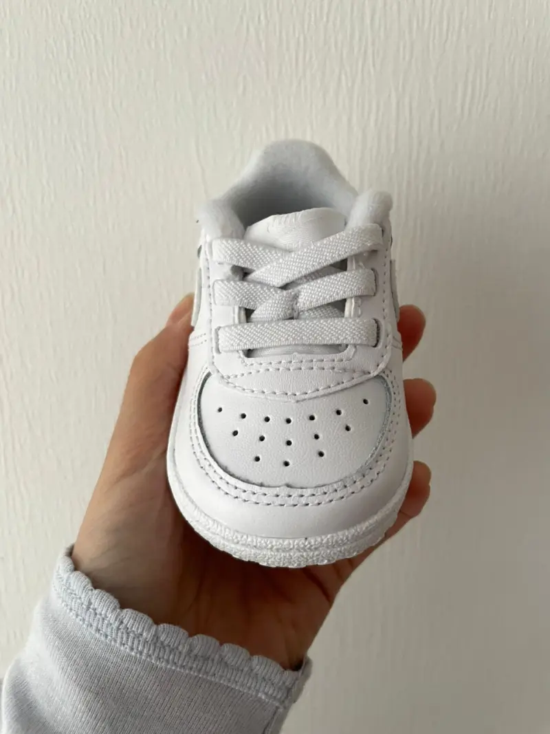 Zapatillas Nike Force 1 Crib gateadoras - 2