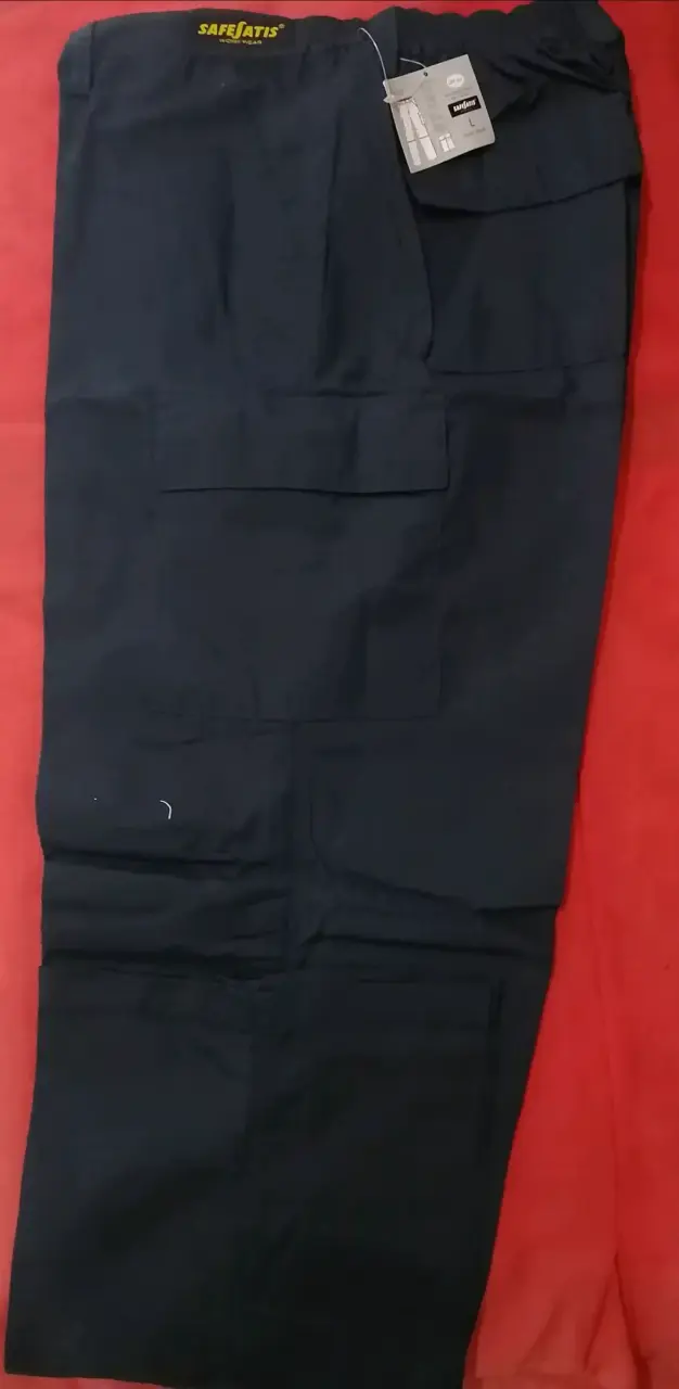 Pantalon azul cargo talla L - 3
