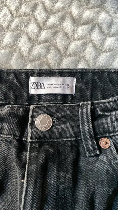 Jeans Zara, negros - miniatura 1