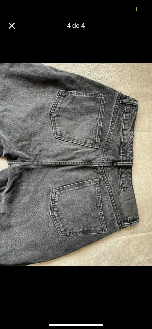 Jeans Zara, negros - 3