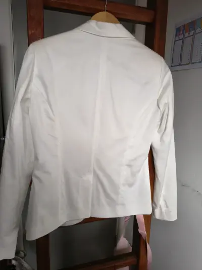 Blazer blanco elegante - miniatura 3
