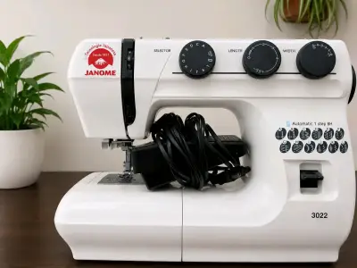 Máquina de coser Janome 3022 blanca - miniatura 2