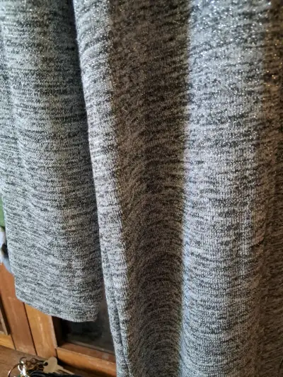 Hermoso Tapado/Cardigan Gris - miniatura 3