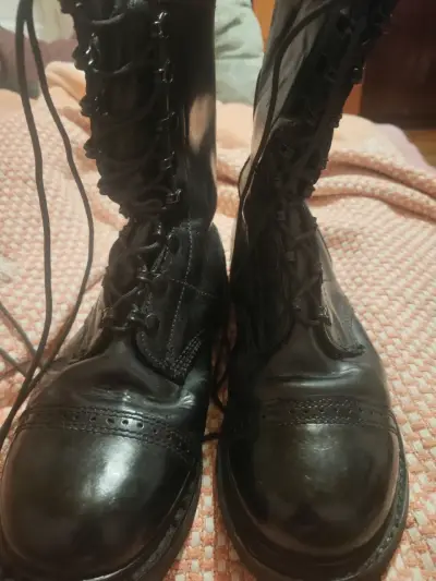 Botas militares negras - miniatura 2