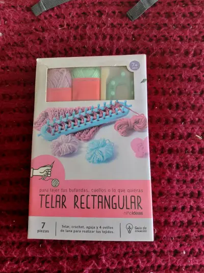 Telar rectangular para tejer - miniatura 1