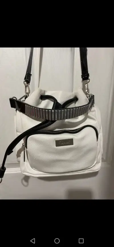 Bolso bandolera blanco Gacel - miniatura 1