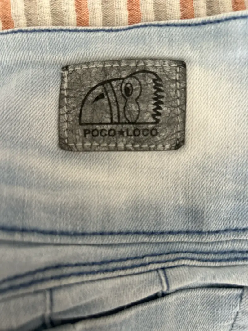 Jeans de mezclilla celeste claro - 2