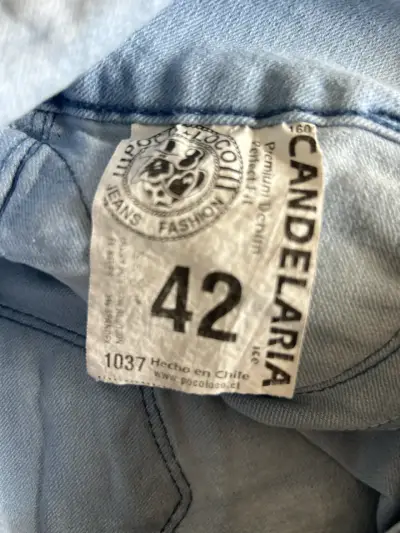 Jeans de mezclilla celeste claro - miniatura 4