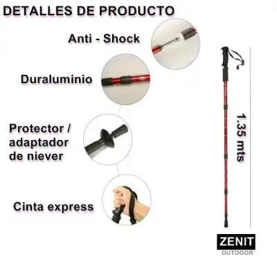 Bastones Trekking Ajustables - miniatura 2