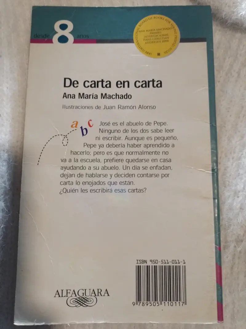 Libro 'De carta en carta' usado - 2