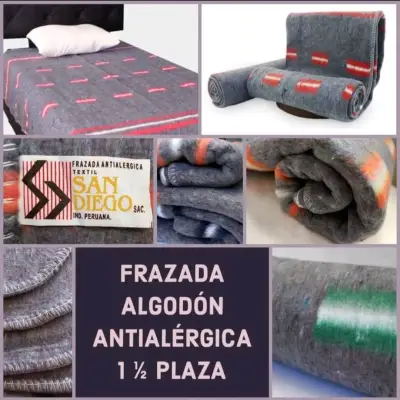 FRAZADA PLAZA Y MEDIA NUEVA - miniatura 6