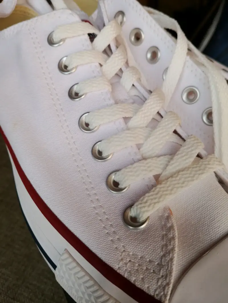 Zapatillas blancas de lona - 2