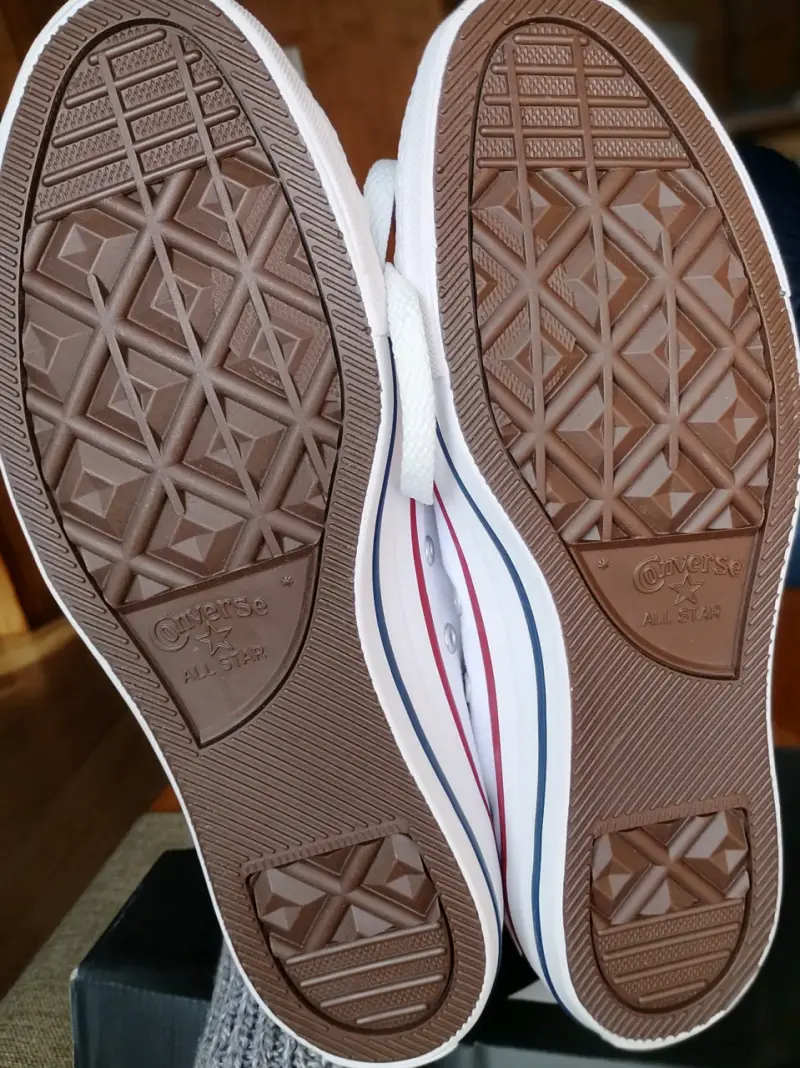 Zapatillas blancas de lona - 4