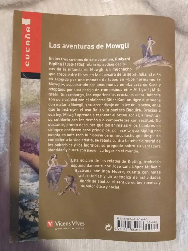 Libro 'Las aventuras de Mowgli' - 2