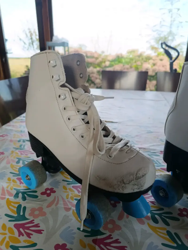 Patines de 4 ruedas blancos - 5