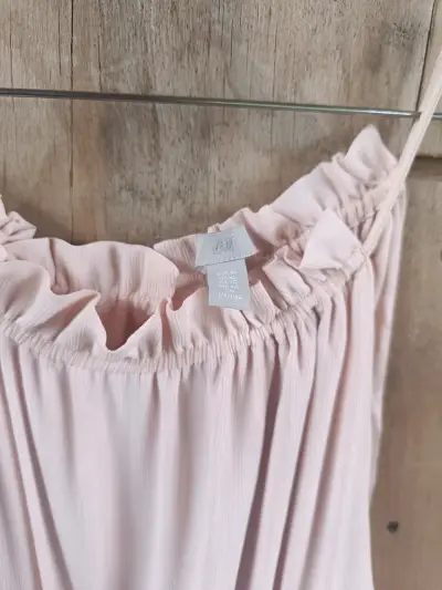 Vestido rosa claro sin mangas - miniatura 3