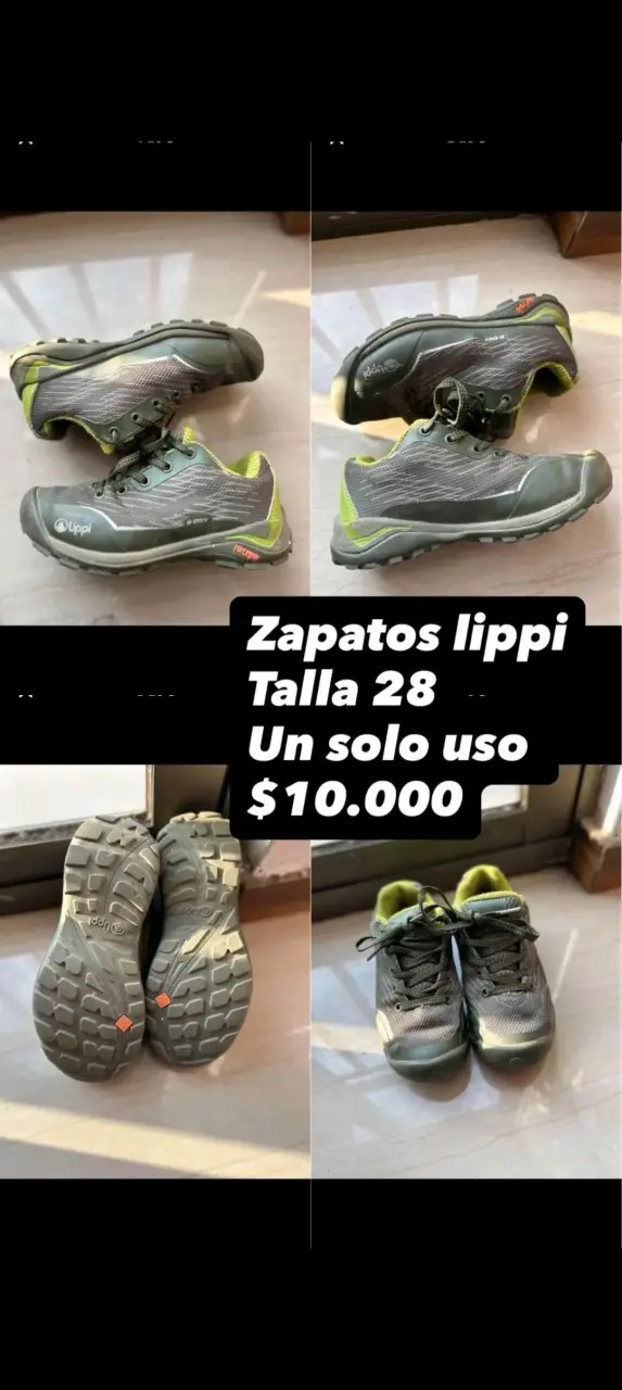 Zapatos Lippi talla 28 gris - 1