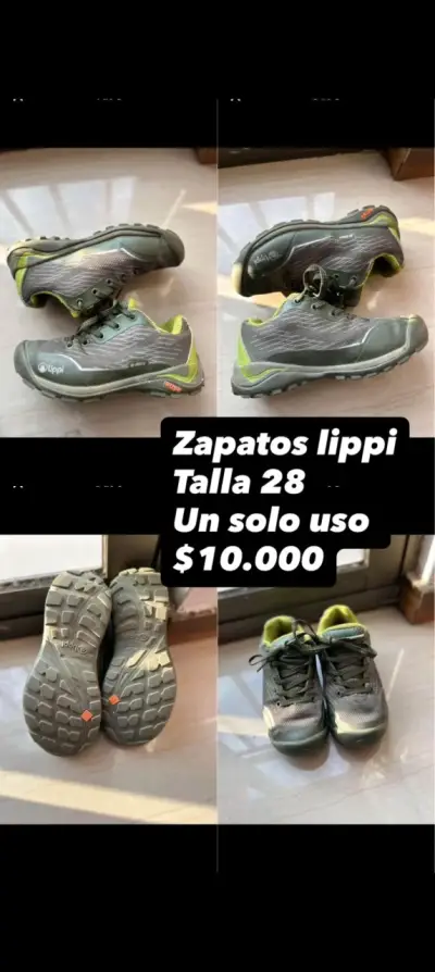 Zapatos Lippi talla 28 gris - miniatura 1