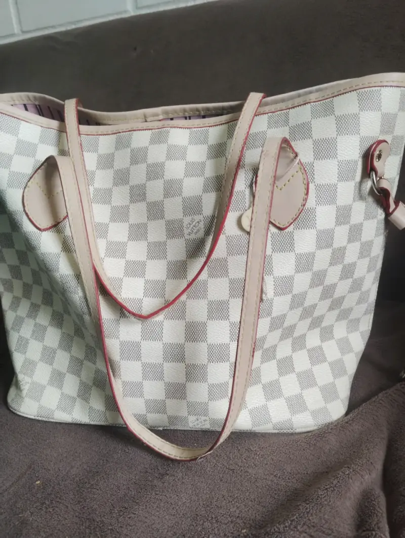 Bolso tote estampado blanco - 3