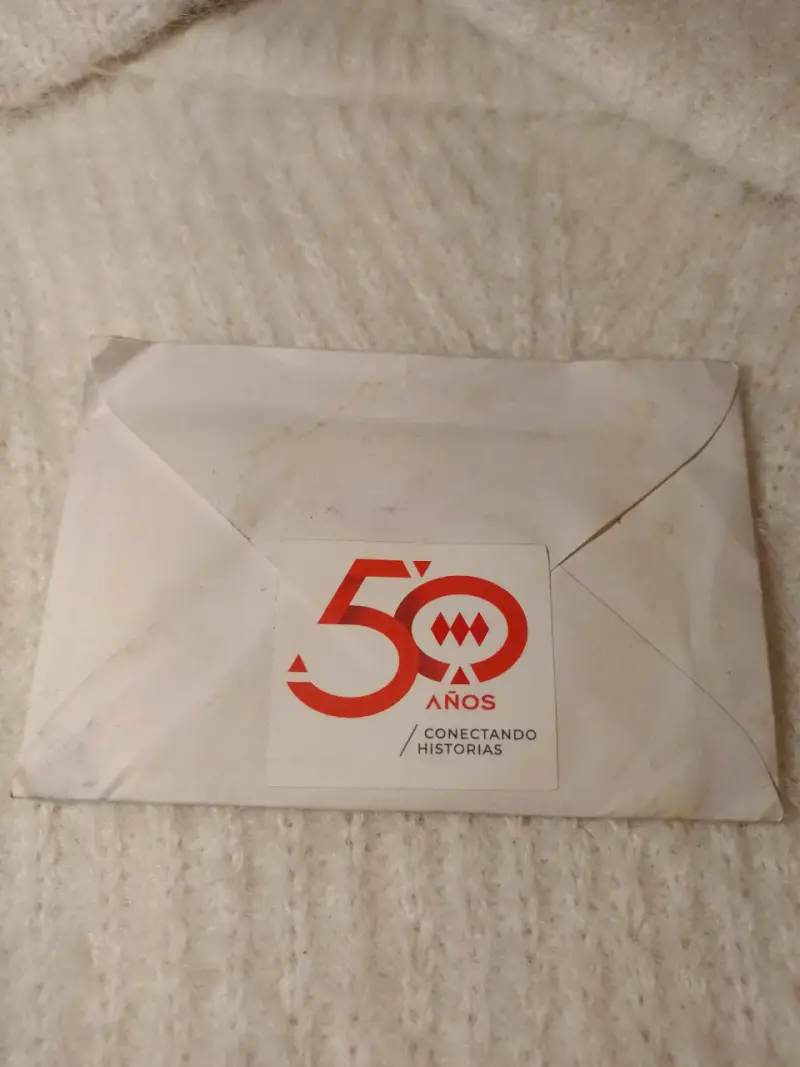 Tarjeta conmemorativa 50 años Metro - 2