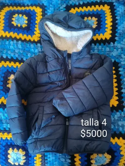 Abrigo gris talla 4 niño - miniatura 4