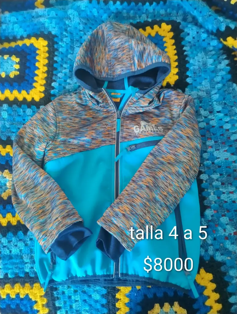 Abrigo gris talla 4 niño - 6