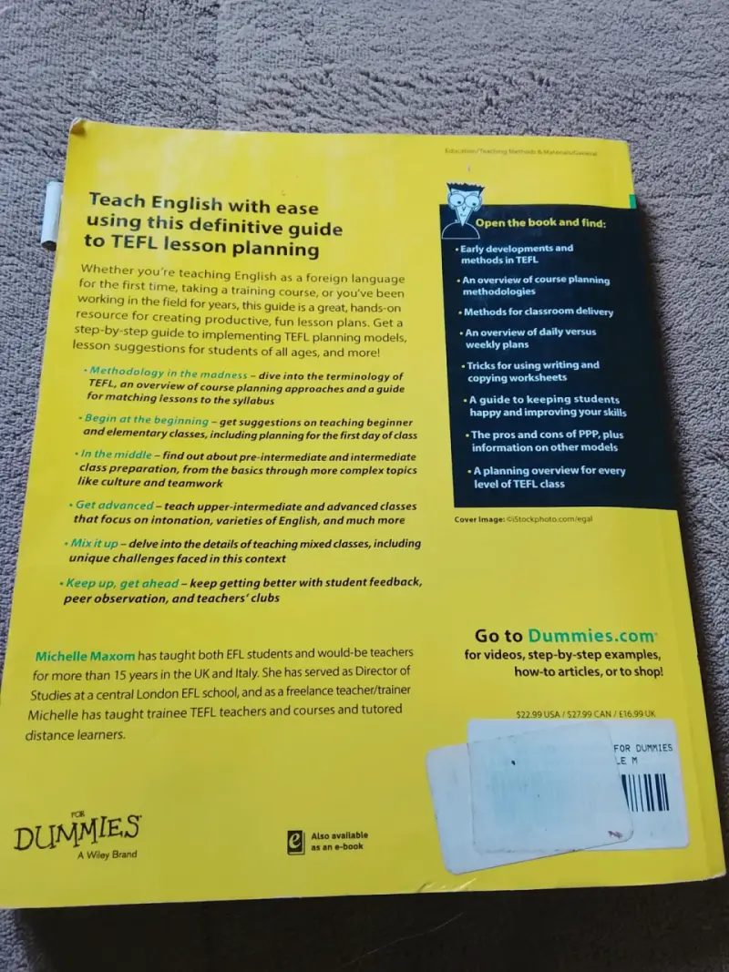 Libro TEFL Lesson Plans For Dummies - 2