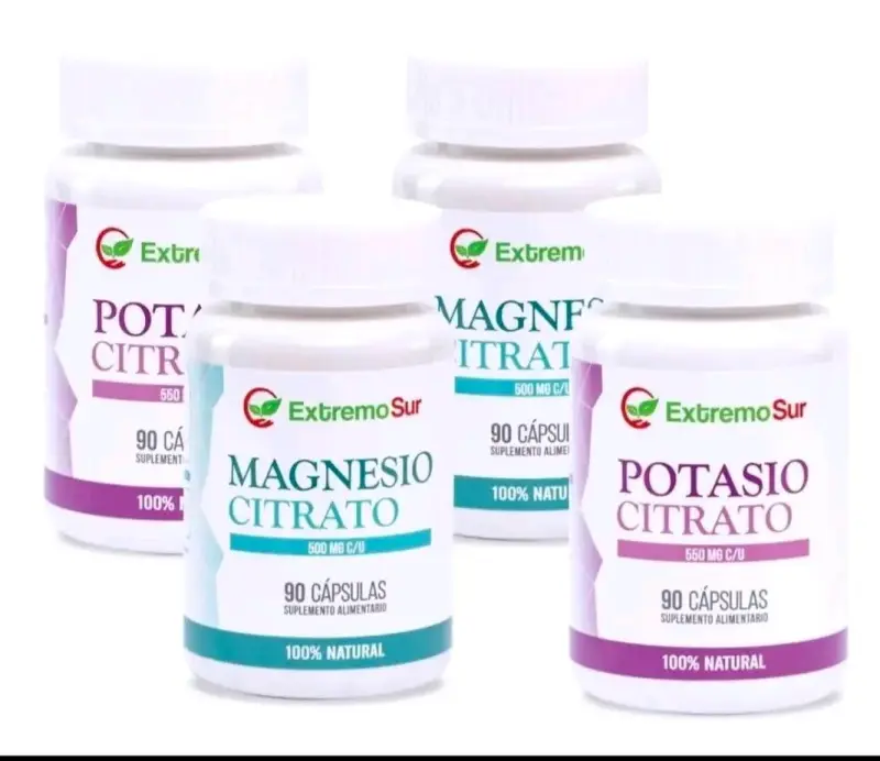 Suplementos Magnesio y Potasio Citrato - 2