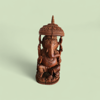 Figura tallada de Ganesha - miniatura 1