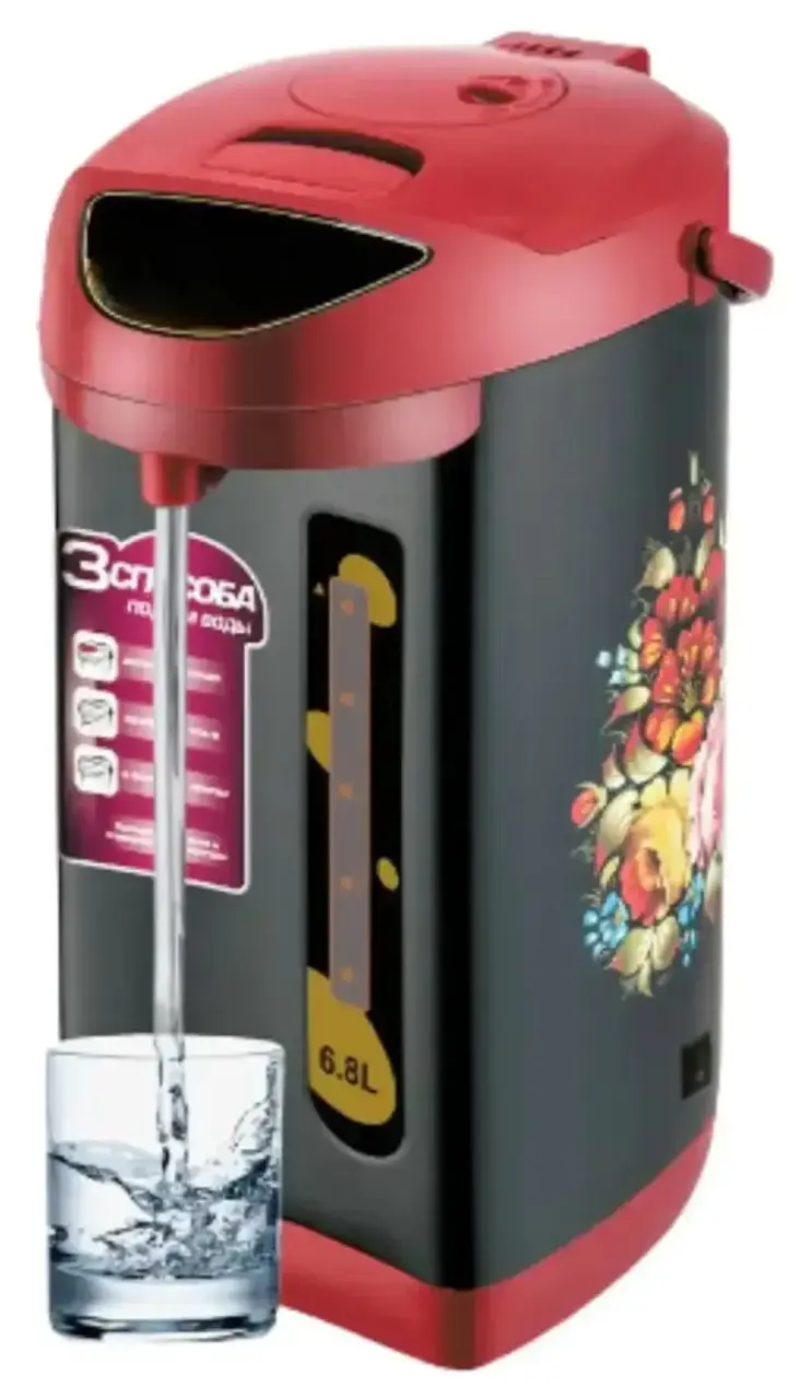 Termo eléctrico 6.8L floral - 3