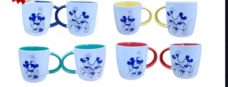 Set de tazas Mickey Mouse