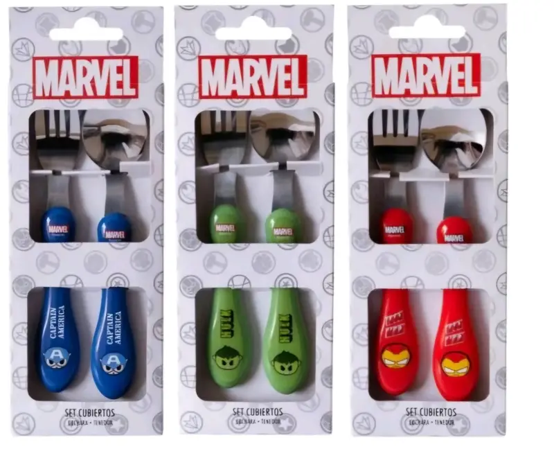 Set de cubiertos Marvel