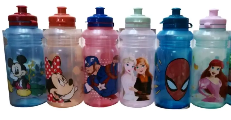Botellas infantiles con personajes