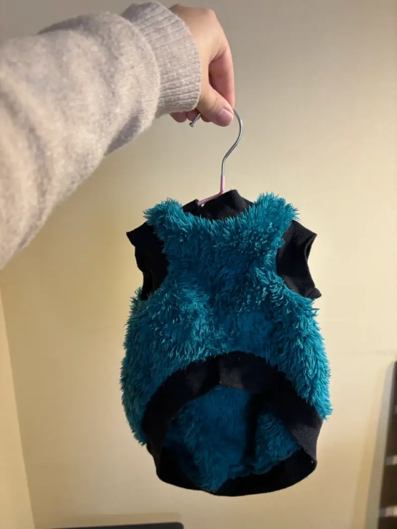 Pack de ganchos rosados para ropa de mascota - 3