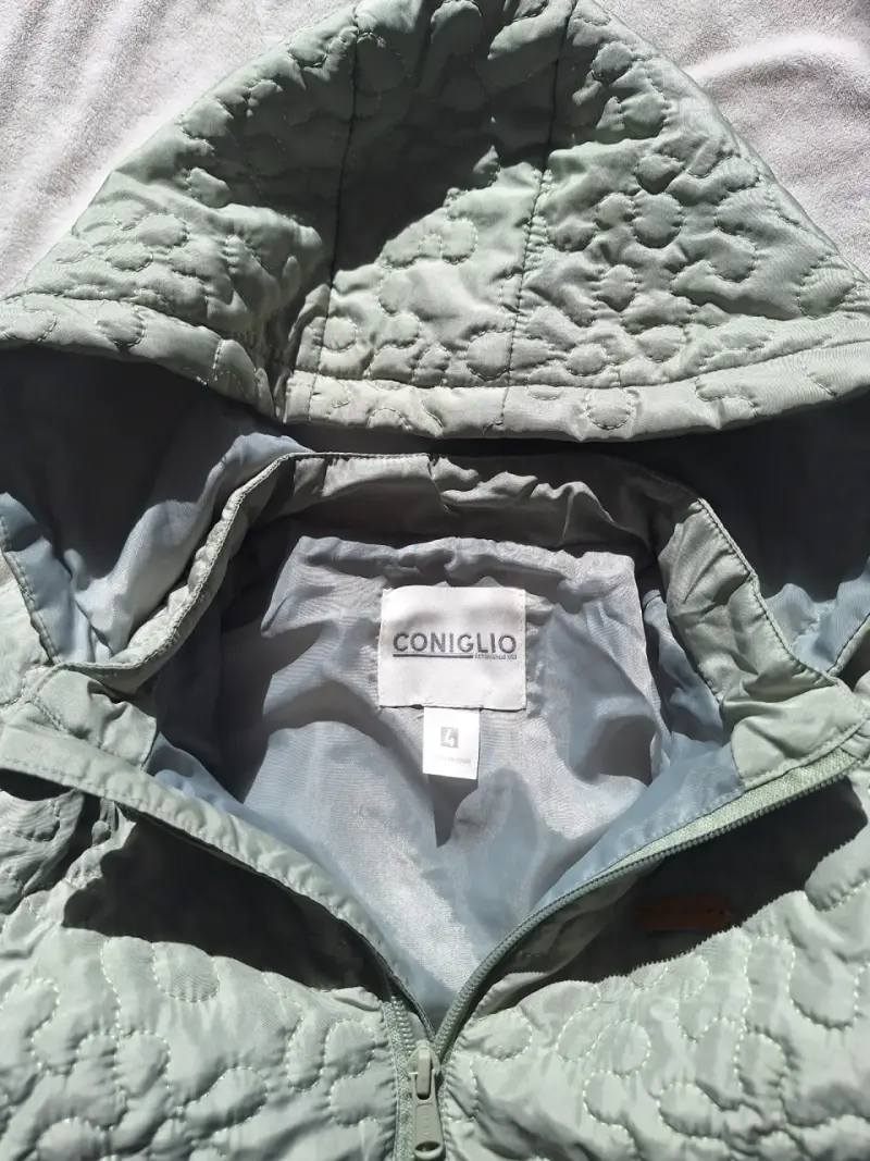 Chaqueta acolchada verde Coniglio - 1