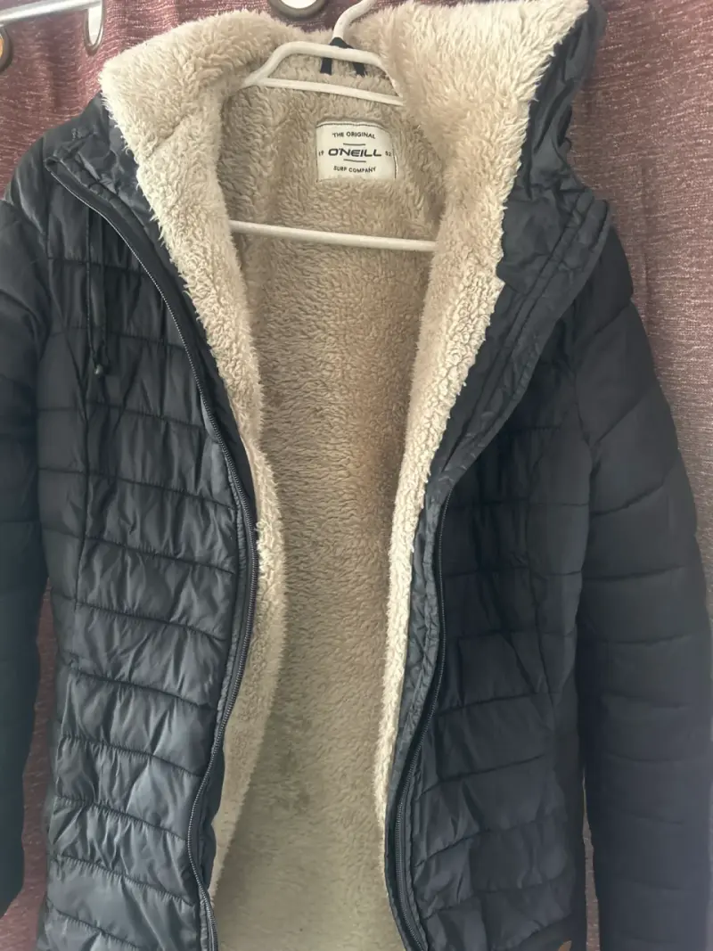 Parka negra con forro O'Neill - 1