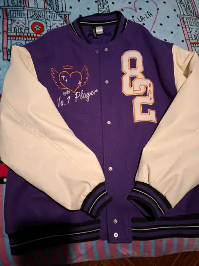 Chaqueta bomber morada unisex, Marca HyM - miniatura 6
